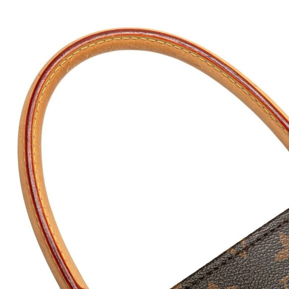 LOUIS VUITTON Brown Monogram Leather Tote Bag - Picture 6 of 10